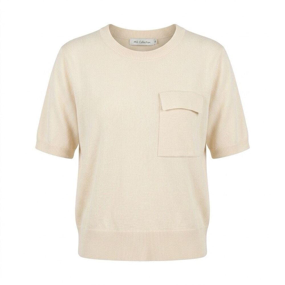 Nali Collection Lightweight Knit Sz S/M Bone/Beige  NWT